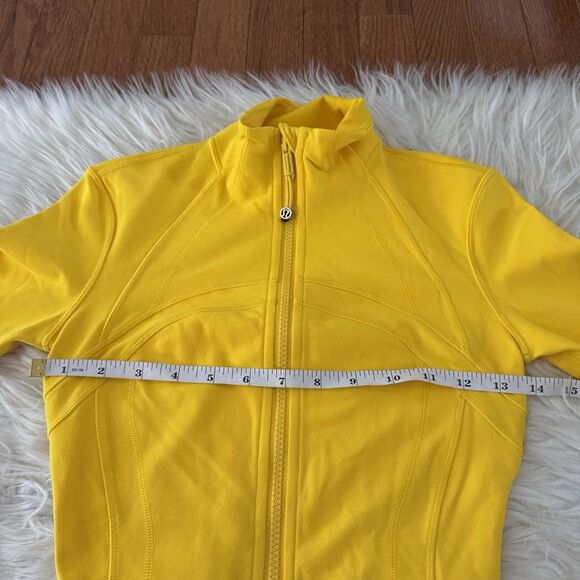 Lululemon Define Jacket Luon Maize Yellow Women’s Size 0 Full Zip Yoga Gym NWT - Picture 8 of 11